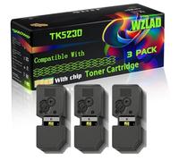 TK5230 Compatible for Kyocera Toner Cartridge with Chip Ecosys M5521cdn M5521cdw P5021 P5021cdn Printers (3 Pack Black)