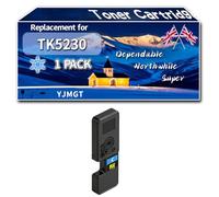 TK5230 Toner Cartridge Compatible for Kyocera Ecosys M5521cdn M5521cdw P5021 P5021cdn P5021cdw Printers, High-Definition Printing Effect with Chip, 3600 Pages (1 Pack Cyan)