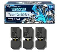 TK5230 Toner Cartridge Compatible for Kyocera Ecosys M5521cdn M5521cdw P5021 P5021cdn P5021cdw Printers, With Chip Large Capacity 3600 Pages (3 Pack Black)