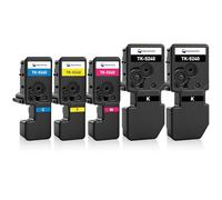 TK5240 Toner Cartridge Compatible for Kyocera TK-5240 Toner 5-Pack | for Kyocera TK-5240 TK-5240K TK-5240C TK-5240Y TK-5240M Toner for Kyocera Ecosys M5526cdw M5526cdn P5026cdn P5026cdw printer