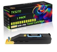 TK5270 Compatible for Kyocera Toner Cartridge with Chip Ecosys M6230cidn M6330cidn M6630cid Printers (1 Pack Yellow)