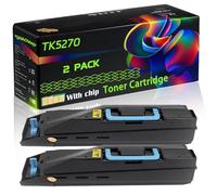 TK5270 Compatible for Kyocera Toner Cartridge with Chip Ecosys M6230cidn M6330cidn M6630cid Printers (2 Pack Black)