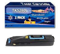 TK5280 Toner Cartridge Compatible for Kyocera EcoSys P6235cdn M6235cidn M6635cidn Printers, High-Definition Printing Effect with Chip, 23000 Pages (1 Pack Black)