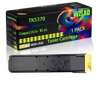 TK5370 Compatible for Kyocera Toner Cartridge with Chip ECOSYS MA3500cifx ECOSYS MA3500cix ECOSYS Printers (1 Pack Yellow)