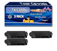 TK5380 Toner Cartridge Compatible for Kyocera ECOSYS PA4000cx PA4000cxPlus Printers, High-Definition Printing Effect with Chip, 13000 Pages (3 Pack Black)