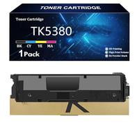 TK5380 Toner Cartridge High Yield for Kyocera TK5380 TK-5380K TK-5380C TK-5380Y TK-5380M Compatible for Kyocera ECOSYS MA4000cifx MA4000cix PA4000cx Printer with Chip,Black-1 Pack