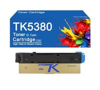 TK5380 Toner Cartridge Replacement for Kyocera ECOSYS MA4000cifx MA4000cix PA4000cx Printers, Easy to Install and Use,TK5380 -Cyan