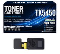 TK5450 for Kyocera ECOSYS MA2600cfx MA2600cwfx PA2600cwx PA2600cx Toner Cartridges TK5450BK TK5450C TK5450M TK5450Y Toner with chip High Yield Work