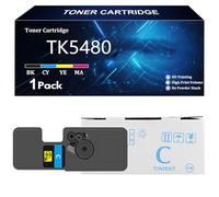 TK5480 Toner Cartridge Replacement for Kyocera TK5480 TK-5480K TK5480C TK5480Y TK5480M Toner Compatible for Kyocera ECOSYS PA2101cx MA2101cfx Printer with Chip,C-1 Pack
