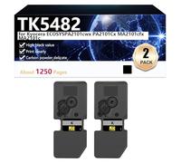 TK5482 Toner Cartridge Replacement for Kyocera ECOSYS PA2101cwx PA2101Cx MA2101cfx MA2101c Printers, 1250 Pages,Black-2 pack