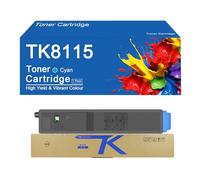 TK8115 Toner Cartridge High Yield Replacement TK-8115 TK-8117 TK-8119 for Kyocera ECOSYS M8130cidn M8124cidn Printer with Chip,TK8115-Cyan