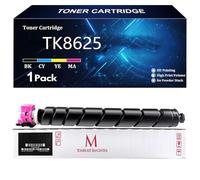 TK8625 Toner Cartridge Replacement for Kyocera TK8625K TK8625C TK8625Y TK8625M Toner Compatible for Kyocera TASKalfa MZ4001ci Printer with Chip,M-1 Pack