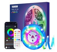 TK99SW LED TV Backlights, 1M TV LED Lights for 32-50 inch TV, Rainbow Color Led TV Backlight Music Sync with Remote/PP Control for Room Xmas Decor