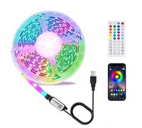 TK99SW LED TV Backlights, USB 3m for 32-60 inch TV Behind Lighting with Smart APP and Remote Control Bluetooth RGB LED Strip Lights Color Changing Music Sync for Home Christmas Decoration