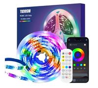TK99SW TV LED Backlight 2m, Led Lights RGBIC Led Strip Light for 40-60 inch TV Behind Lighting, Rainbow Color with Remote/PP Control, USB Powered