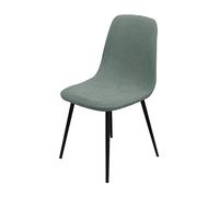Tkasniy Shell Chair Covers For Dining Chairs, Stretch Dining Chair Covers Scandinavian Chair Slipcovers, Removable Round Chair Slipcovers Protector For Kitchen Living Room,Green