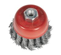 TKCB652 Twist Knot Wire Cup Brush Ø65mm M10 x 1.25mm