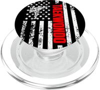 TKD US American Flag Sports Patriotic Taekwondo PopSockets PopGrip for MagSafe