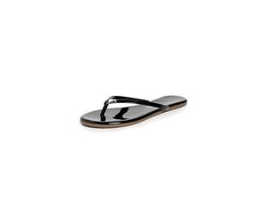 TKEES Women's Glosses Flip Flop Sandals Licorice 7