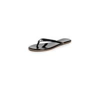 TKEES Women's Glosses Flip Flop Sandals Licorice 8