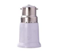 tkerinse 1pcs B22 to E27 Adapter, B22 to E27 Socket Converter, Light Bulb Socket Adapter, B22 to Edison 27 Base Lamp Holder Converter for LED Bulbs Incandescent Bulbs CFL Bulbs