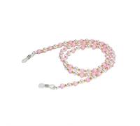 tkerinse Eyeglasses Chain, Beaded Eyeglass Chains, Colorful Bead Glasses Strap, Anti-slip Lanyard Sunglasses Neck Cord Eyewear Chain for Glasses Women Men