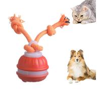 tkerinse Interactive Motion Activated Dog Ball, Vibrating Dogs Ball Pet Ball for Dogs, USB Rechargeable Chew-Proof Smart Avoidance Moving Dogs Ball, Automatic Moving Smart Jumping Balls