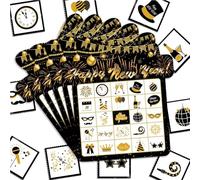 tkerinse New Year Bingo Game for Kids, 24 Player Bingo Cards Game Set Christmas New Year Crafts for Xmas Activities, Holiday Party Games Supplies NewYears Eve Party Supplies