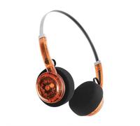 tkerinse Nostalgic Retro Headphones, Y2k Personality Retro Headset Fashion MP3 Headphones, Vintage Style Over-Ear Headphone, Light Weight Earphones Comfort Headsets for Travel, Home (Orange)