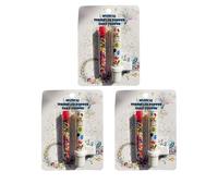 tkerinse Sugar Sprinkle Cake Topper Candle, Confetti Candle Cake Topper, Funny Happy Birthday Candles Set, Surprise Automatically Sprays Out Colorful Candies for Birthday Cake (3pcs)