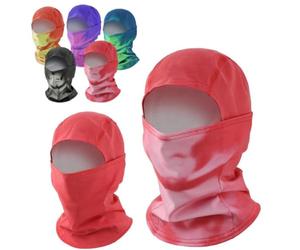 tkerinse Unisex Heat Reactive Balaclava, Heated Color Change Thermal Ski Full Face Wrap, Stretch Color Changing Camouflage Balaclava for Winter Skiing Hiking Biking (Red to White)