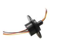 TKGMGTN 1PC 2/4/6/8/12/18/24/36 Channels Wires Slip Ring 1-2A Slipring 8.5/12.5/15.5/22mm Mini Rotary Conductiv Joint Connectors(Dia 22mm 6ch 2A)