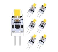 tkhetiana G4 LED Bulb 2W Cool White,12-24V AC/DC G4 Bi-Pin Led Light Bulbs 6000K,Replacement 10-15W g4 Halogen Bulb,12V LED,6 Pack