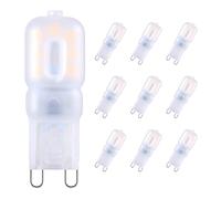 tkhetiana G9 LED Bulb 2.5W, Dimmable LED Light Bulbs Warm White 3000K G9 Small Led Bulb 3W, Replacement for 25W 30W Halogen, 360° Beam Angle, AC220-240V, 10 Pack