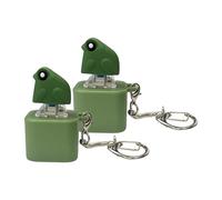 Tkidplw （1 Pack） Animal Croaking -Fun Rechargeable Keychain With Colorful Lights Stress Reliever