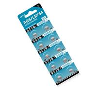 Tkidplw 10Pcs LR754 1.55V AG5 SR754 546 RW28 939A LR48 D309 Button Coin Cell Watch Battery for Watch Remote Control Toy Calculator Battery