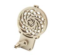 Tkidplw 3D Optical Illusion Gear Model with Crank Handle