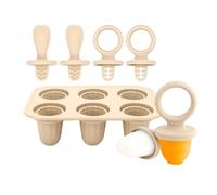 Tkidplw 6 Piece Teething Ice Popsicles Molds For Infants Silicone Cubes Tray With Chewable Edges Safe For Babies Teeth And Dishwasher Friendly Baby Teething Relief Silicone Tray