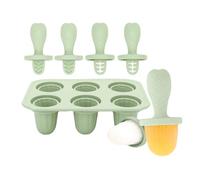 Tkidplw 6 Piece Teething Ice Popsicles Molds For Infants Silicone Cubes Tray With Chewable Edges Safe For Babies Teeth And Dishwasher Friendly Baby Teething Relief Silicone Tray
