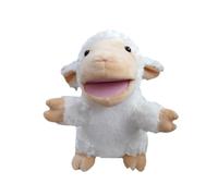 Tkidplw Articulated Mouth Animal Hand Puppet, Lamb | Open Mouth, Flexible Jaw, Creative Role Play, Preschool Learning, Birthday