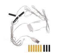 Tkidplw Battery Eliminators Power Supply Adapter for LED Lights, Electric Clock Fan Cameras Replacement Batteries Replace Batteries