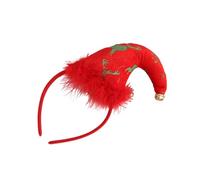 Tkidplw Colorful Christmas Headbands Durability Headgear Eye Catching Hair Hoop For Family Gatherings Santa Headbands