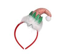 Tkidplw Colorful Christmas Headbands Durability Headgear Eye Catching Hair Hoop For Family Gatherings Santa Headbands