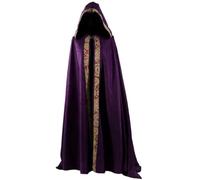 Tkidplw Death Cloak Costume, Hoodie for Cosplay, Purple M