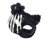Tkidplw Foxes Masquerade Rose Skeletons Halloween Party Half Face Evening Proms For Woman Man Rose Skeletons Halloween Foxes Masquerade Half Face