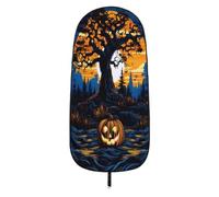 Tkidplw Halloween Front Seat Towel Cover, Type I | Polyester Terry Sweat Guard, Washable Driver Interior Accent Layer Detail