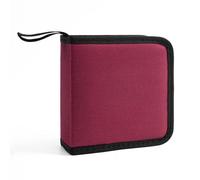 Tkidplw Large Capacity 40-pocket Disc Storage Bag Car CDs Case Oxford Cloth Superior Protections for Any Vehicle Interior Car CDs Storage Case