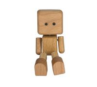 Tkidplw Natural Wood Car Decoration Figurine Ornament Feature Rhythmic Motion Limbs For Unique Vehicle Interior Design Handmade Swinging Limbs Air Freshener