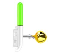Tkidplw Night Fishing Alarm Light With Coppers Bells Sound Alerts Bites Activated Bells For Various Rod Fishing Alarm Light