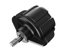 Tkidplw Portable 17mm Ball Socket to 1/4" Threaded Connector Adapter for Attaching Various Mounts & Brackets Adapter for Tripod Head Mount Adapter Screw Thread Converter Ball Joint